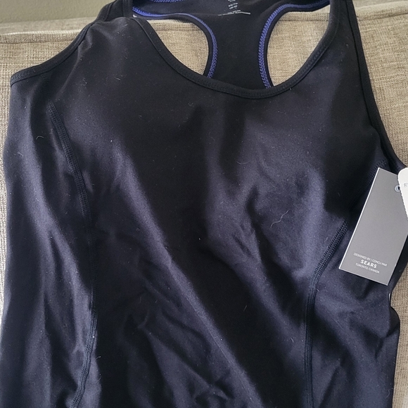 Sears Black Sports Tank Top - Picture 1 of 2